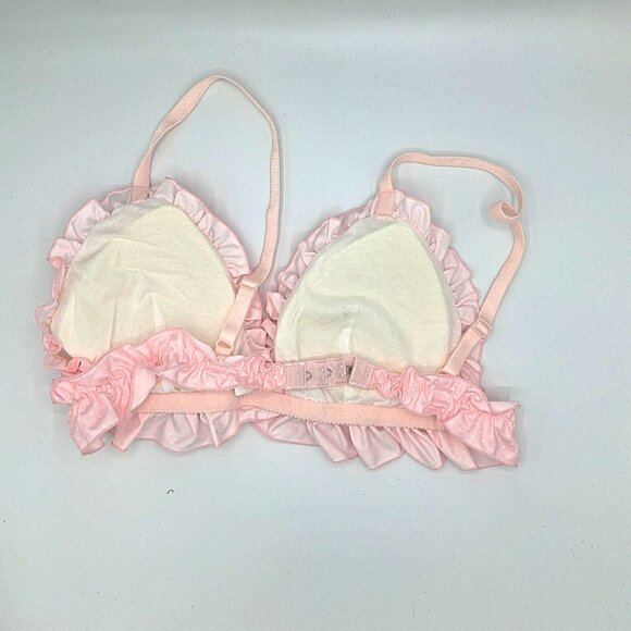Hello Kitty Sanrio My Melody pink ruffle print Bralette - Picture 11 of 13